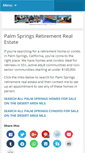 Mobile Screenshot of palmspringshomesandcondosforsale.com